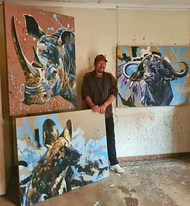 The Artist Don Clarke Don Clarke South African Wildlife Artist profile